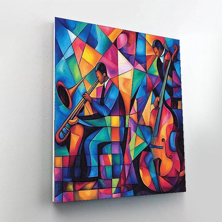 Wassily Kandinsky Inspired Jazz In Abstract Colors  Paint By Numbers