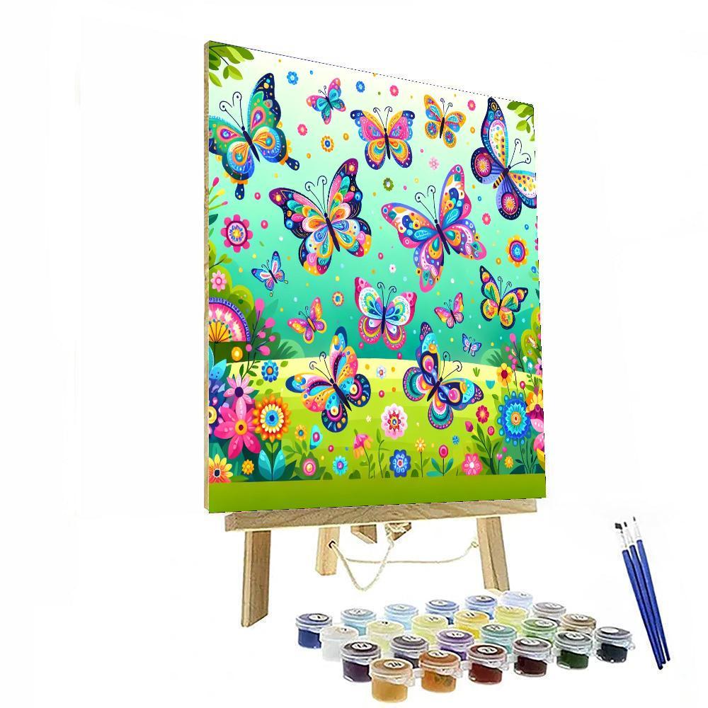 Kaleidoscope Butterfly Bliss Paint By Number