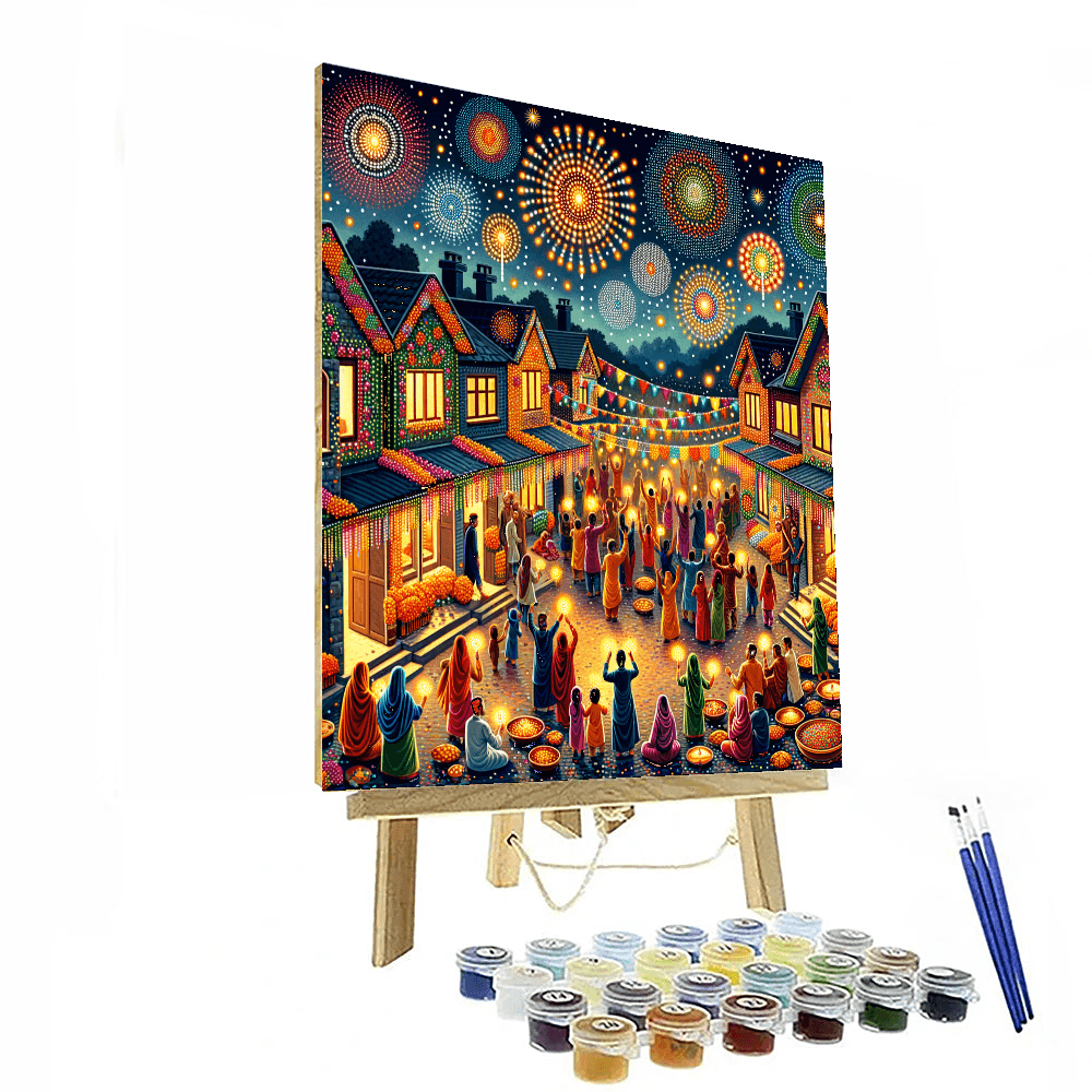 The Diwali Festival - India Numbered Painting Kits