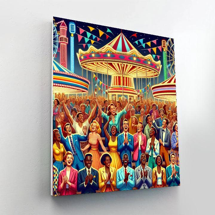 Retro Carnival Extravaganza Numbered Painting Kits