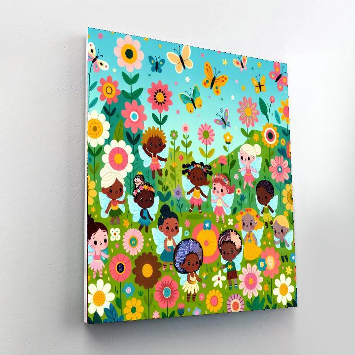 Garden Fairy Wonderland Paint By Numbers Art