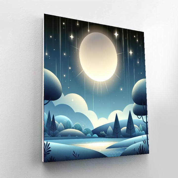 Lunar Light Show Painting By Numbers Kit