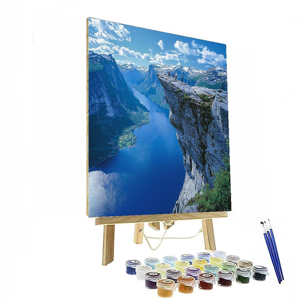 Trolltunga - Vestland Number Painting