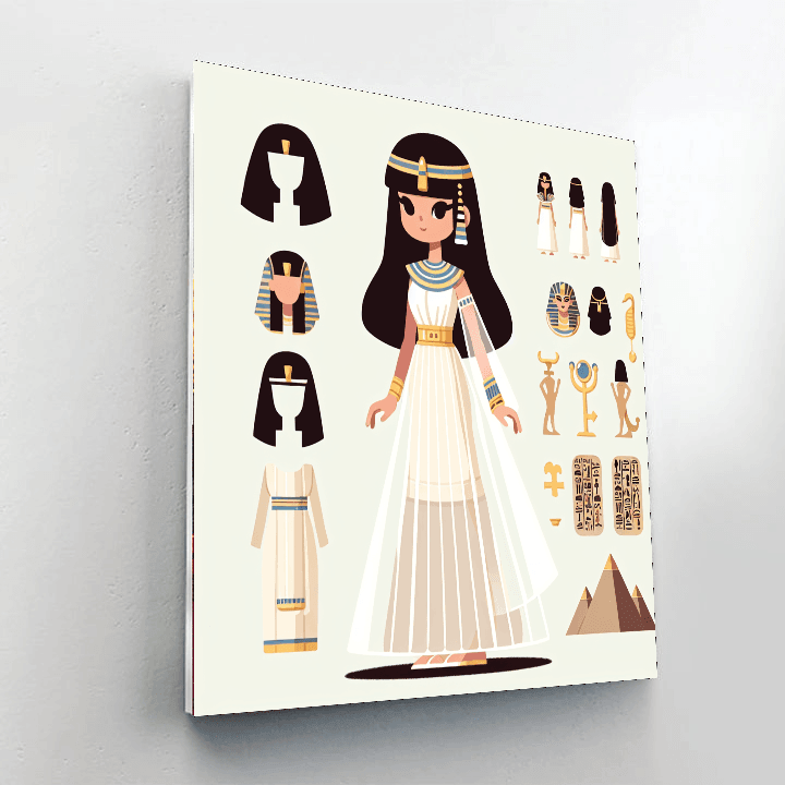 Historical Figures Series: Cleopatra's Mystery Paint By Numbers Kits