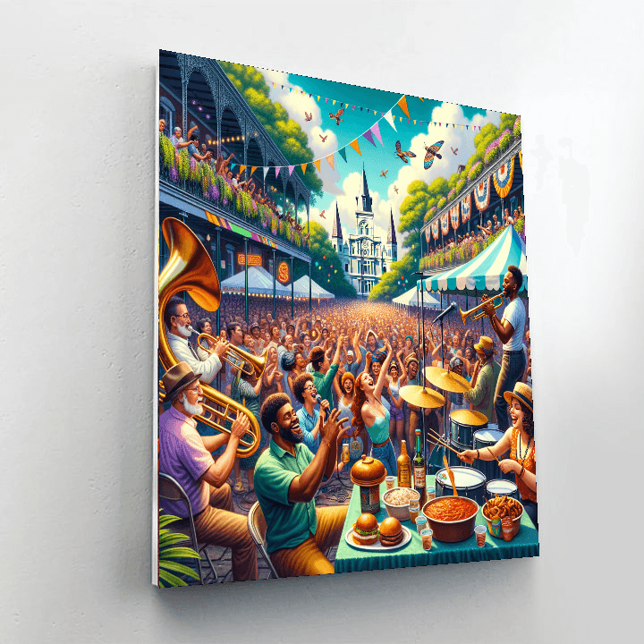 New Orleans Jazz & Heritage Festival - Usa Paint By Numbers Art