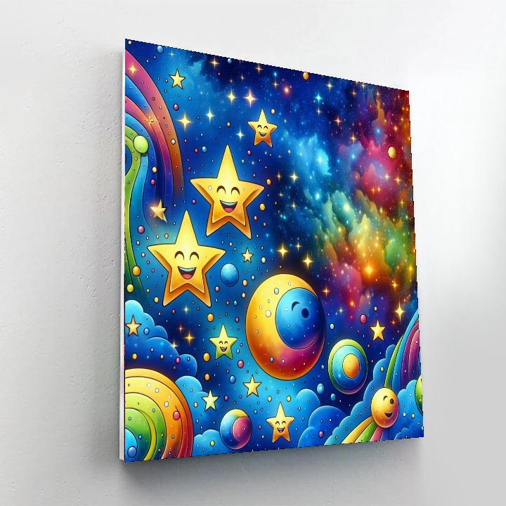 Celestial Dreams For Kids Numbered Painting Kits
