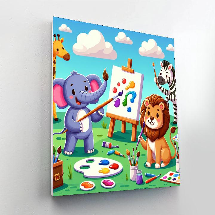 Art Safari DIY Paint By Numbers