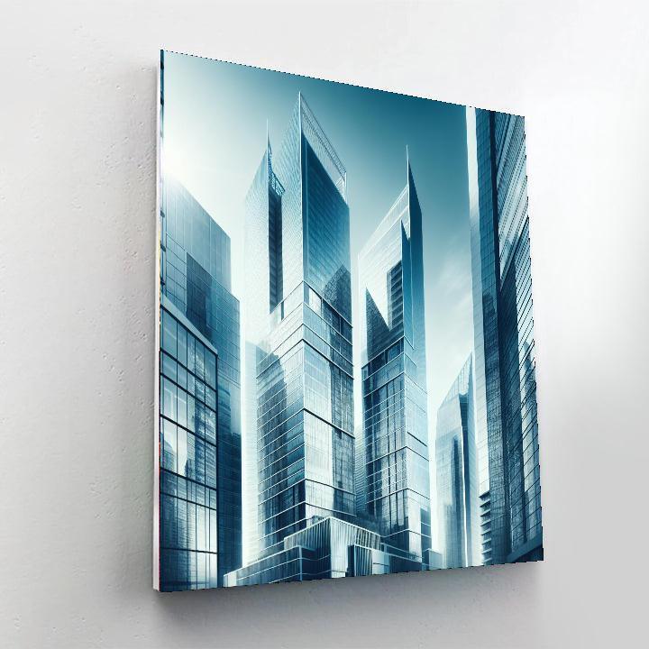 Modern Architectural Marvels Painting By Numbers Kit