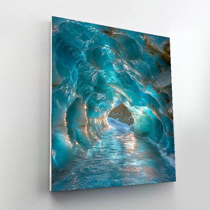 Mendenhall Ice Caves - Juneau Painting Number Kit