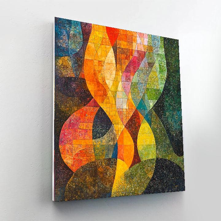 Paul Klee Inspired Chords Of Color  Painting Number Kit