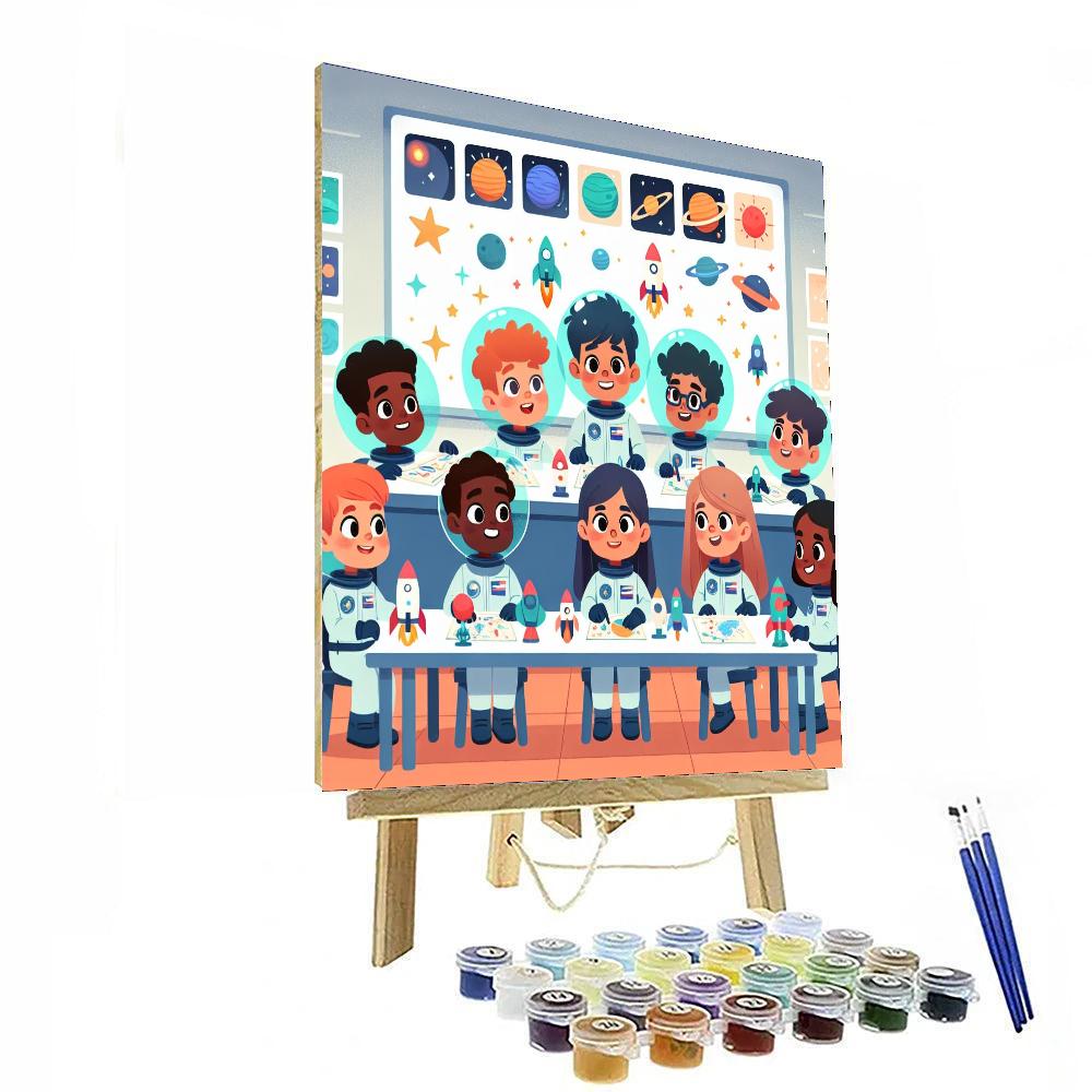 Astro Cadet Academy Paint By Numbers