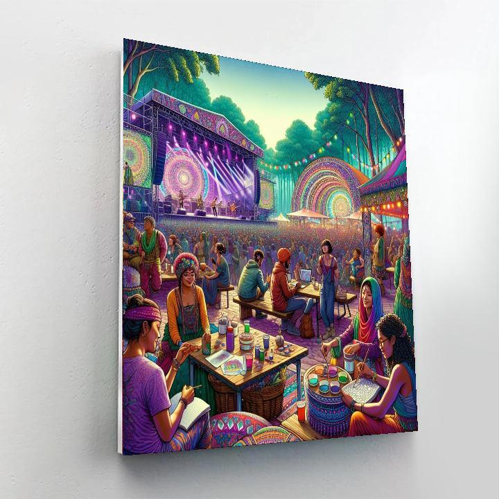Electric Forest - Usa Numbered Painting Kits