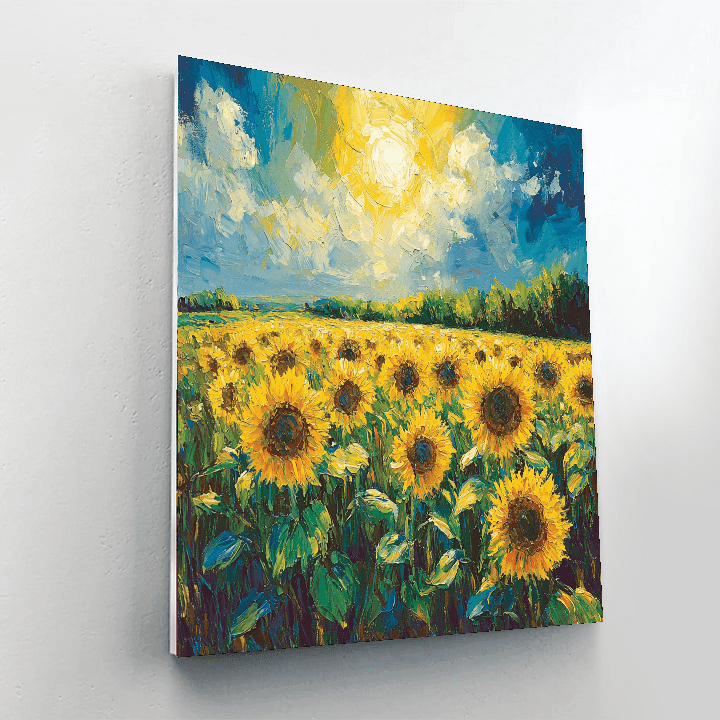 Vincent Van Gogh Inspired A Day In The Sun  Numbered Painting Kits