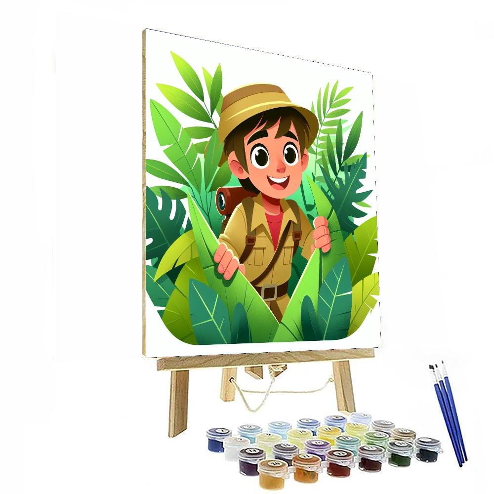 Explorers' Jungle Quest Painting Number Kit