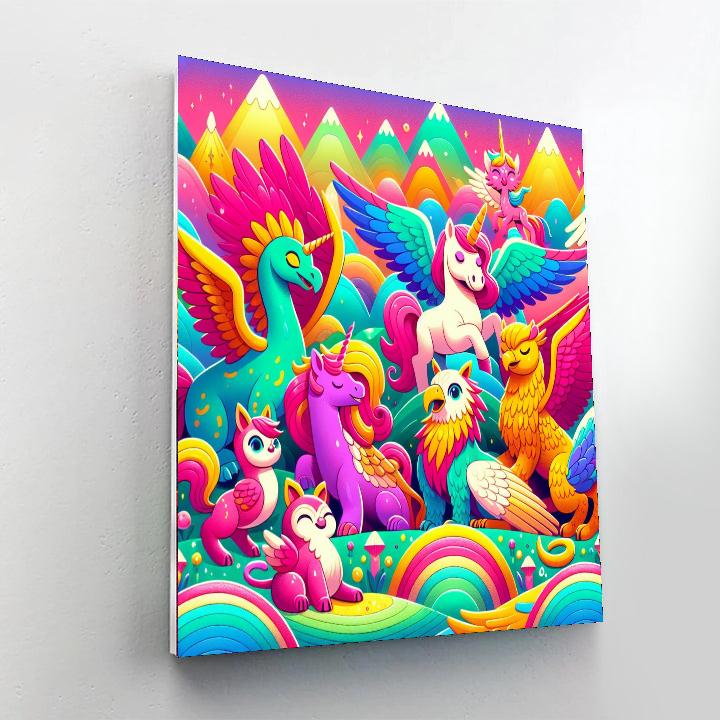 The Magical Creature Expedition DIY Paint By Numbers