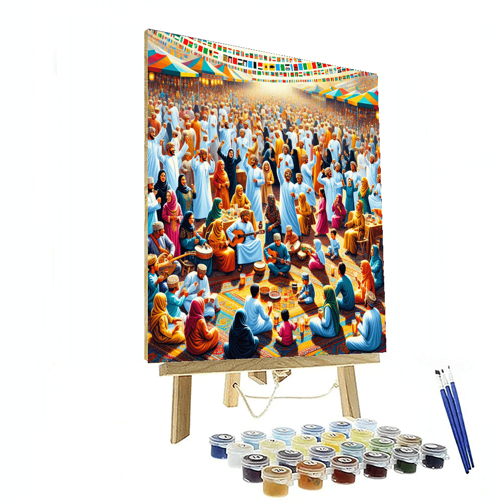 Oman’s Muscat Festival - Oman Painting By Numbers Kit