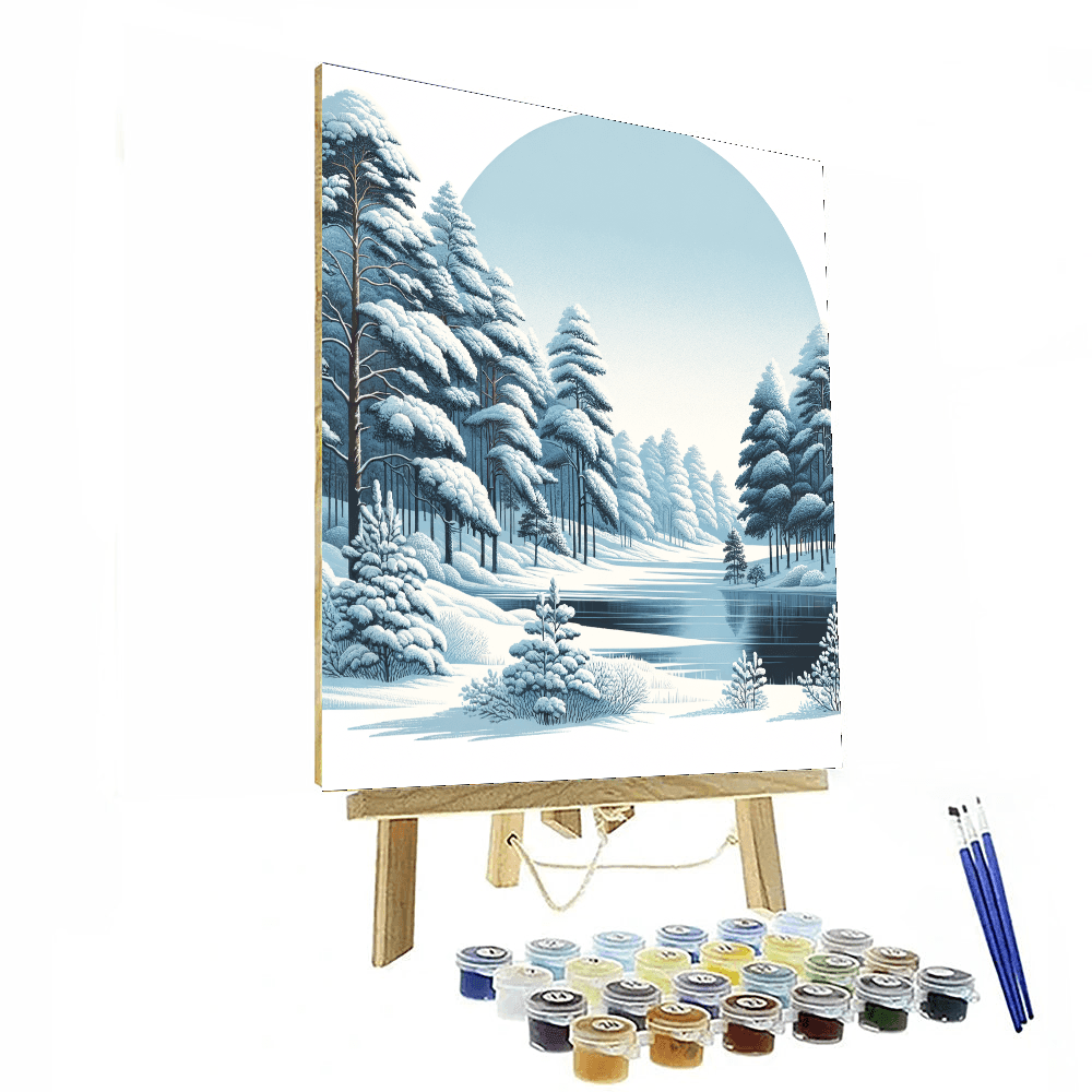 Nordic Winter Solitude Paint By Color