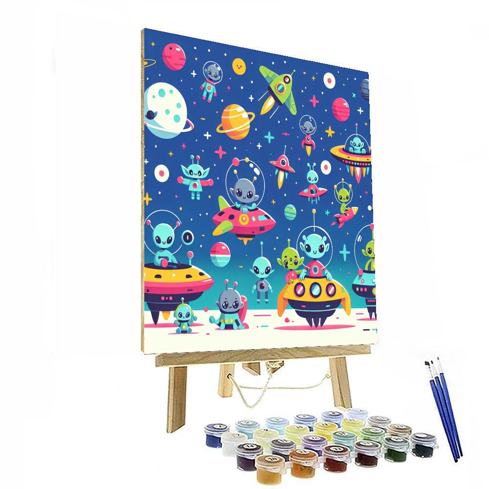 Adventurous Space Safari Numbered Painting Kits