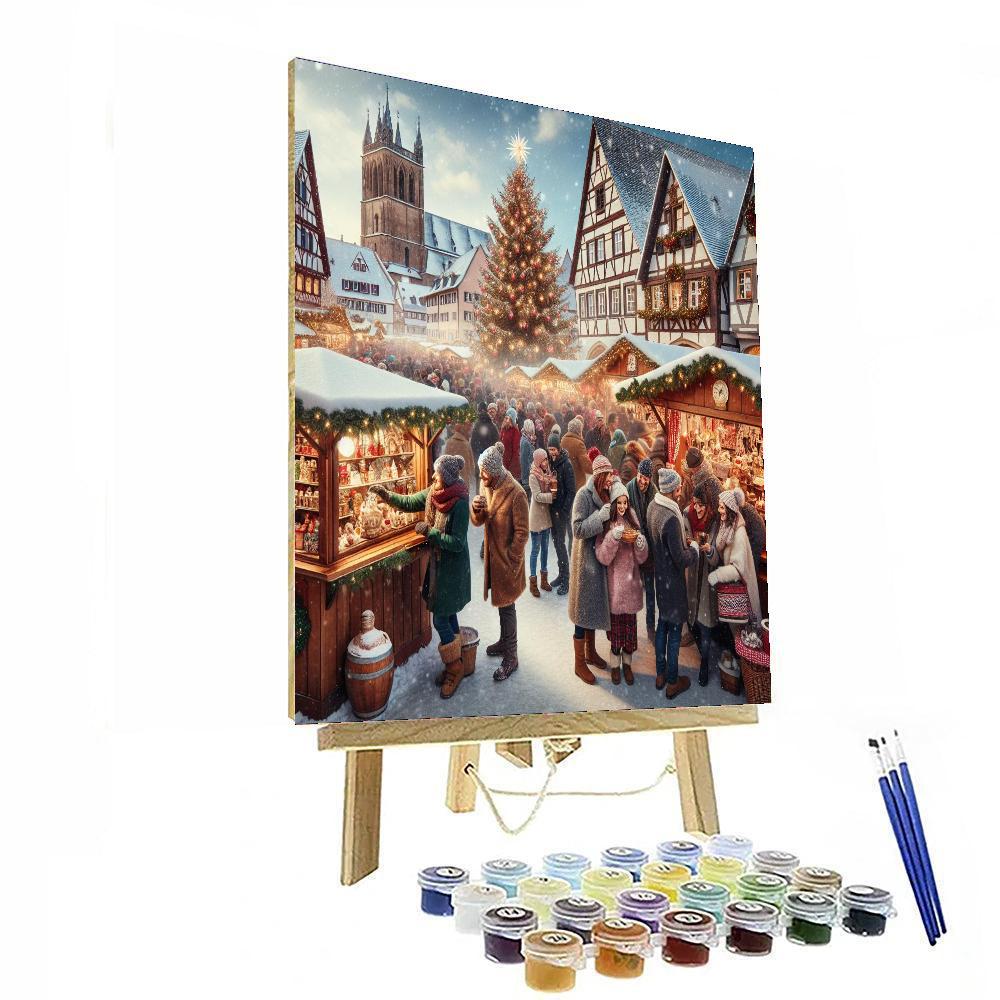Nuremberg Christkindlesmarkt Paint By Numbers Art