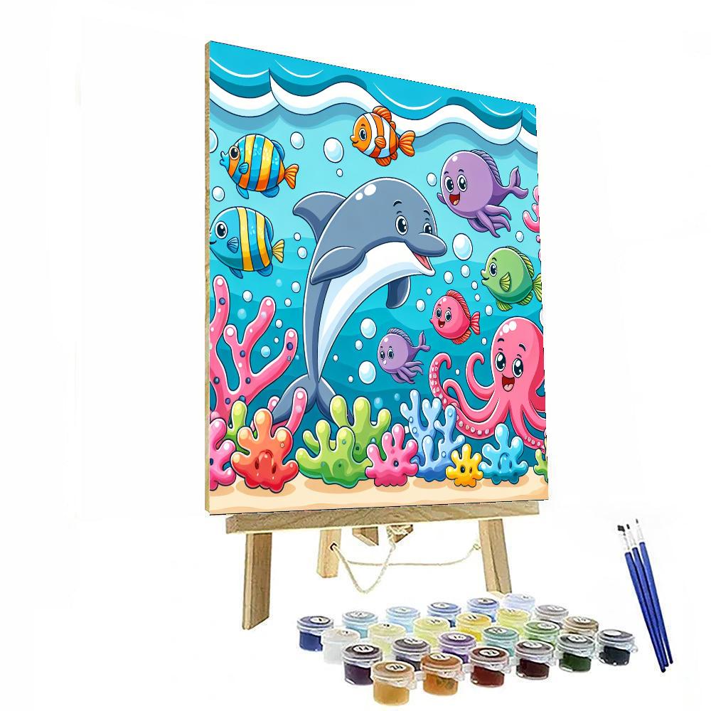 Fun Under The Sea Paint By Numbers Art
