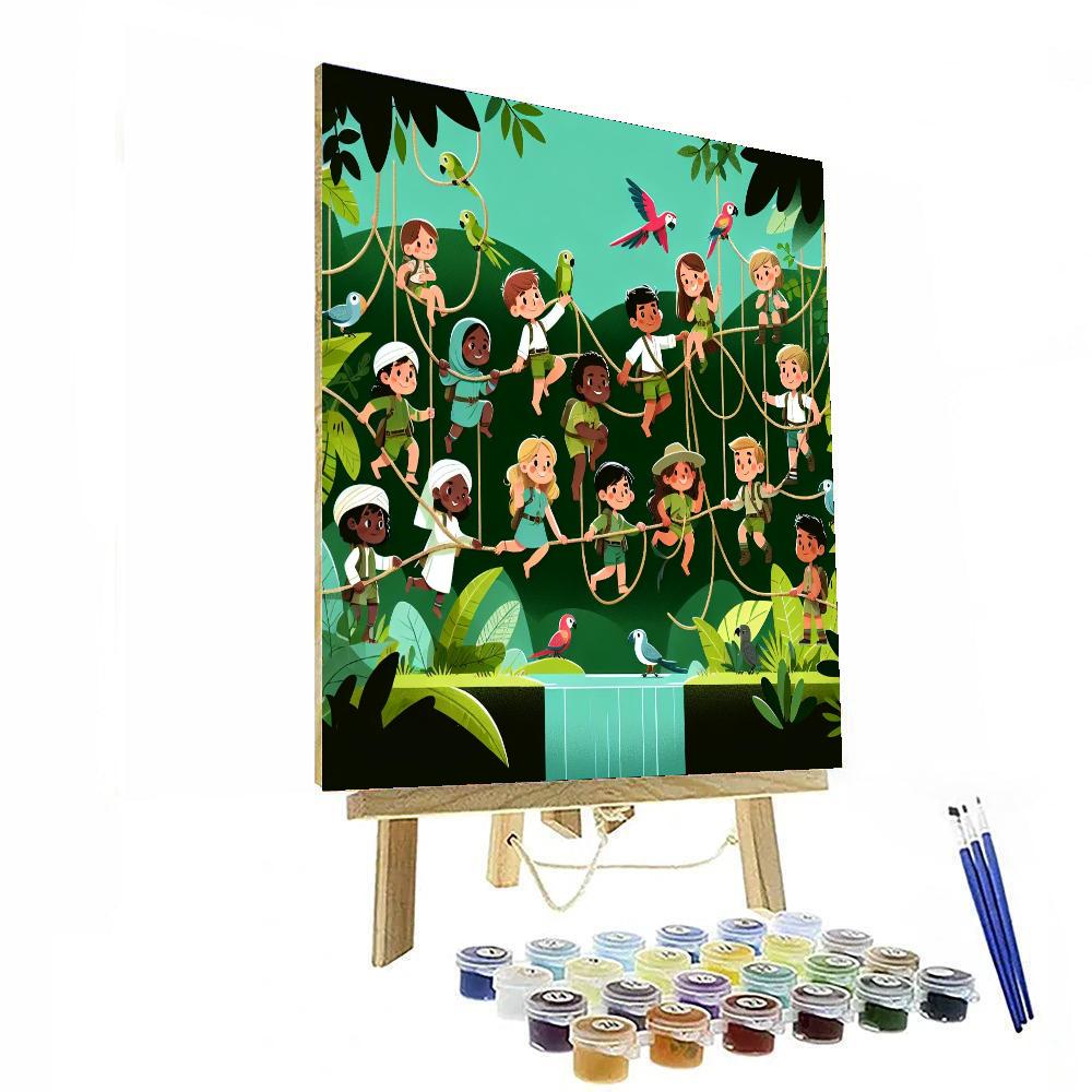 Jungle Canopy Explorer Paint By Number