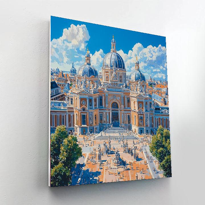 The Royal Palace Of Amsterdam Paint By Color