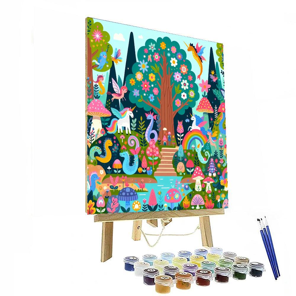 Secret Fairy Tale Garden Numbered Painting Kits