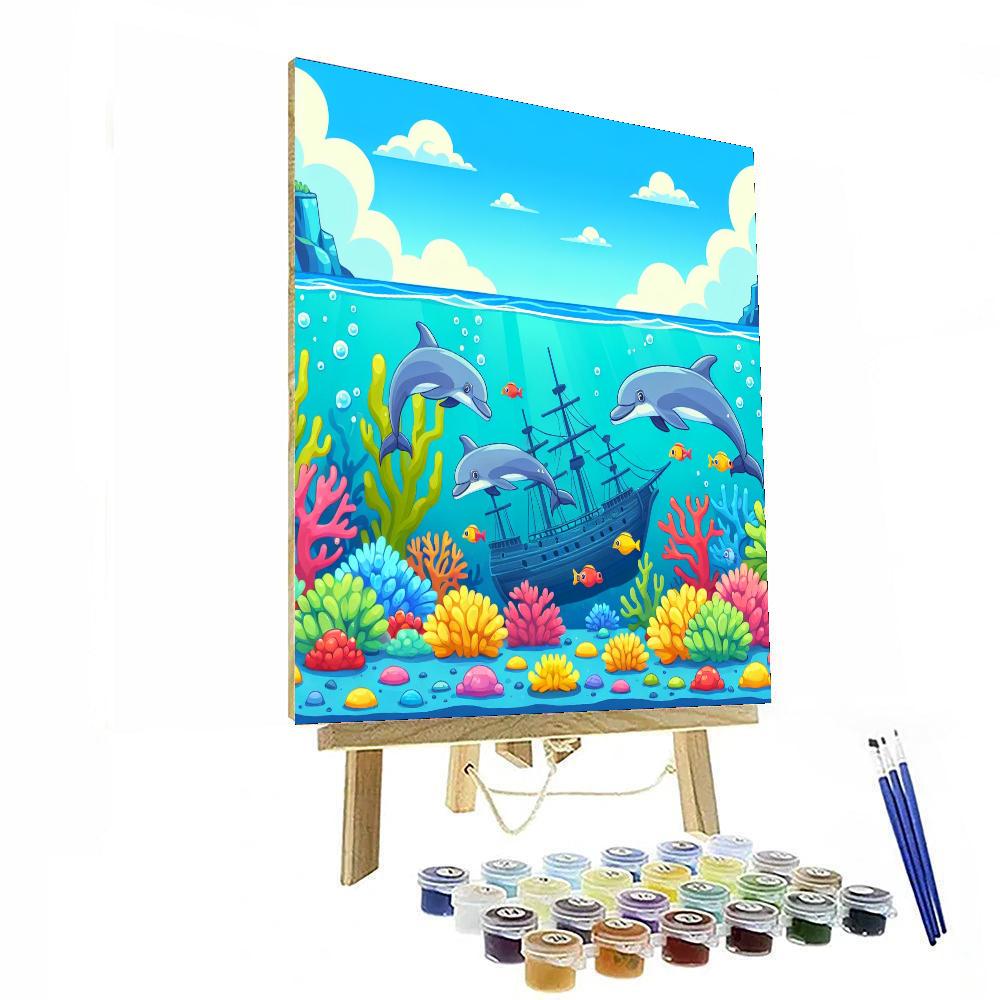 Aquatic Adventures Painting Number Kit