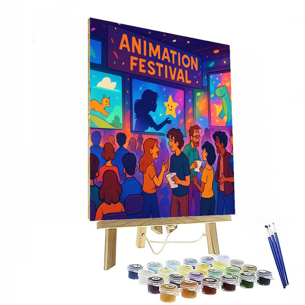 International Festival Of Animation - Canada Painting By Numbers Kit