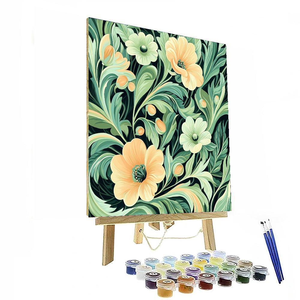Alphonse Mucha Inspired Enchanted Petals  Paint By Numbers Kits