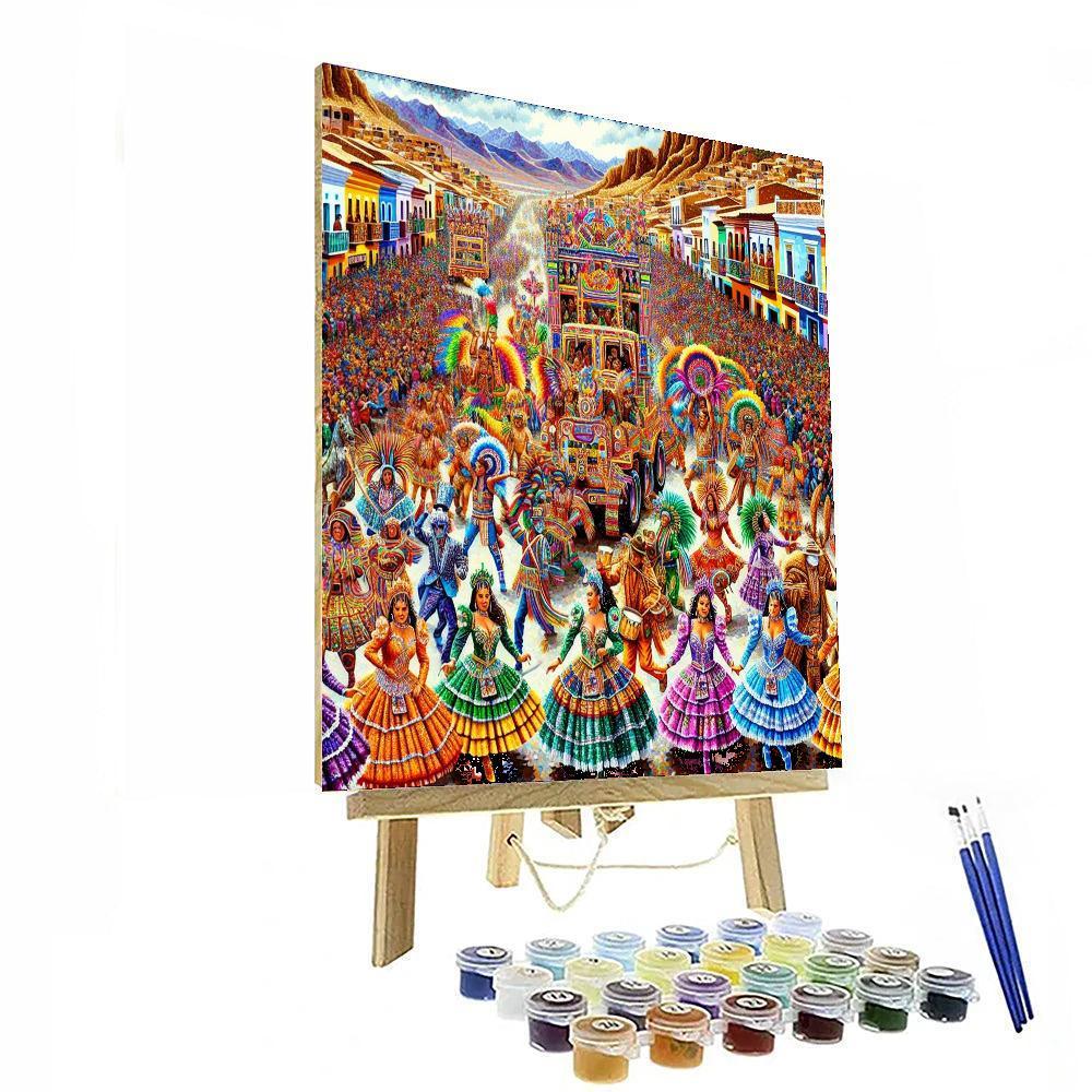 Oruro Carnival - Oruro, Bolivia Paint By Numbers Art