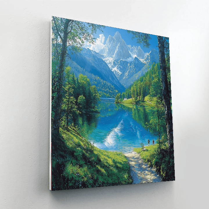 Gosau Lake Numbered Painting Kits