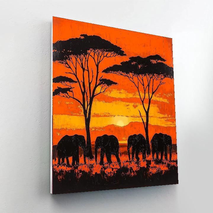 Caravaggio Inspired Silent Savanna  Painting By Numbers Kit