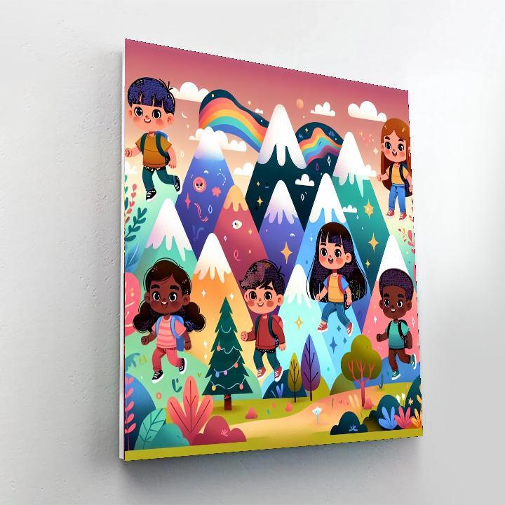 Mystic Mountain Magic Paint By Number