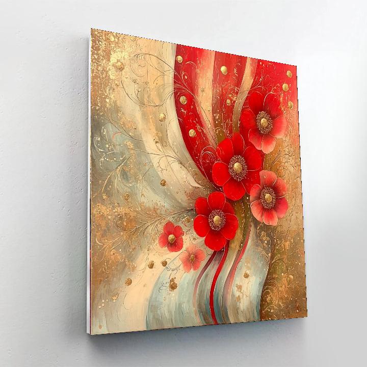 Gustav Klimt Inspired Reflections Of Emotion  Paint By Numbers Kits