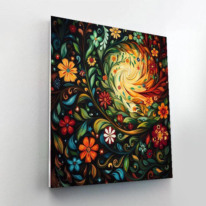 Frida Kahlo Inspired The Soul Of The Earth  Painting Number Kit