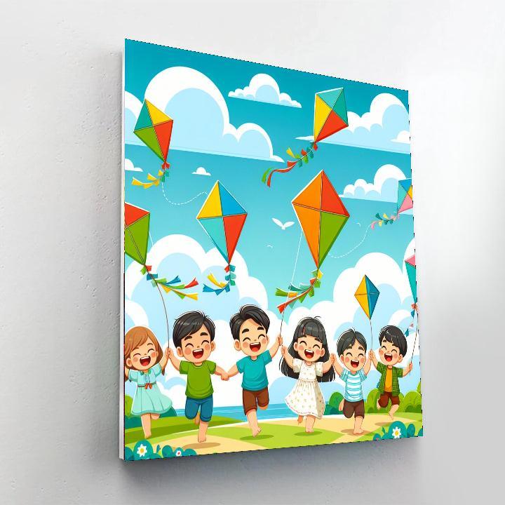 Kites In The Sky Paint By Numbers Kits