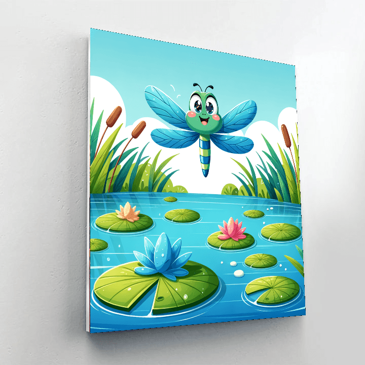 Curious Dragonfly Paint By Numbers Kits