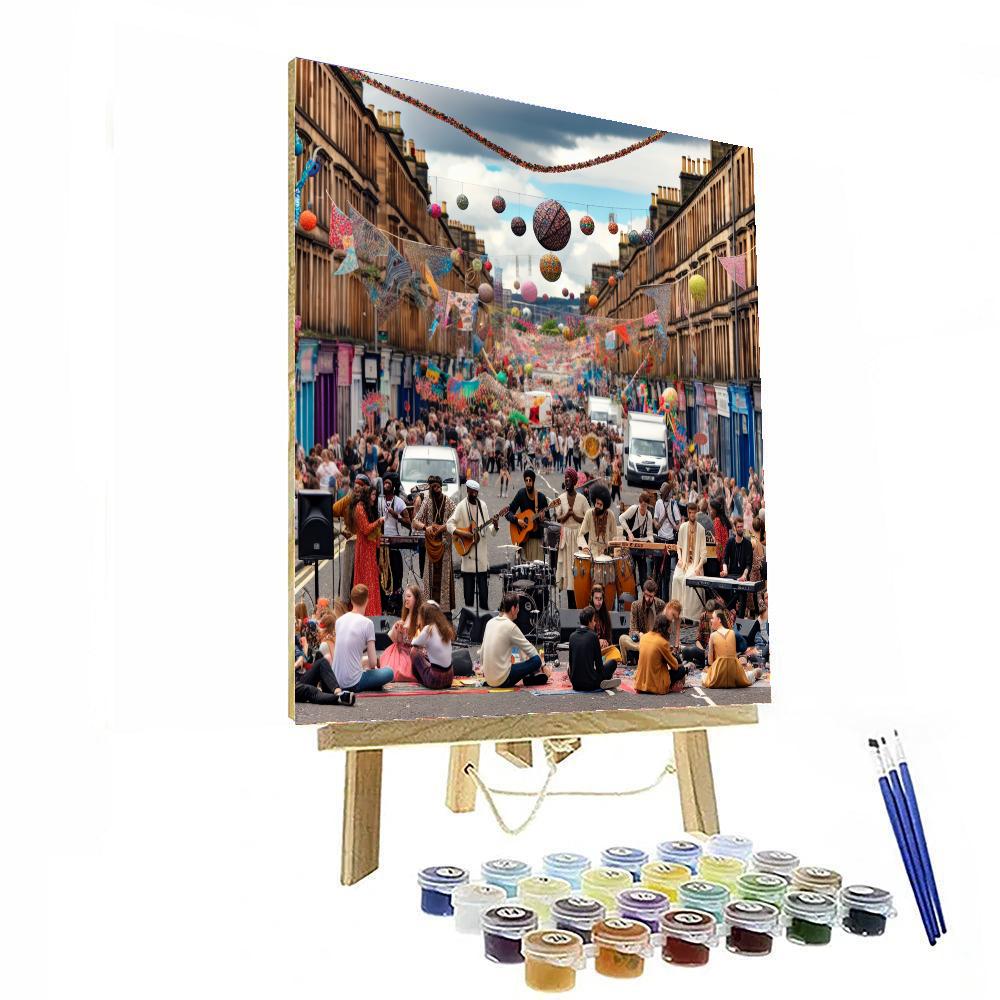 Glasgow's West End Festival - United Kingdom Numbered Painting Kits