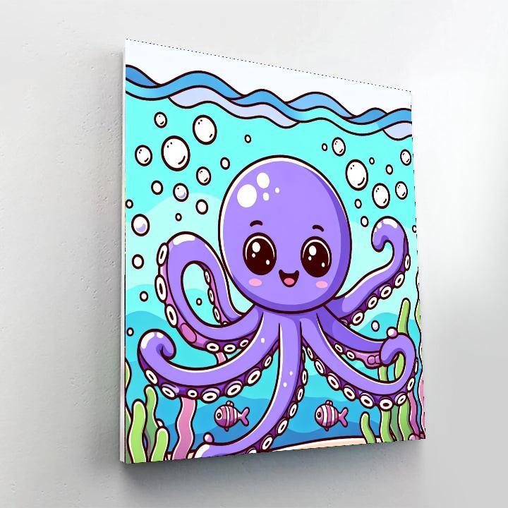 Bubbly Octopus Adventure Paint By Numbers Kits