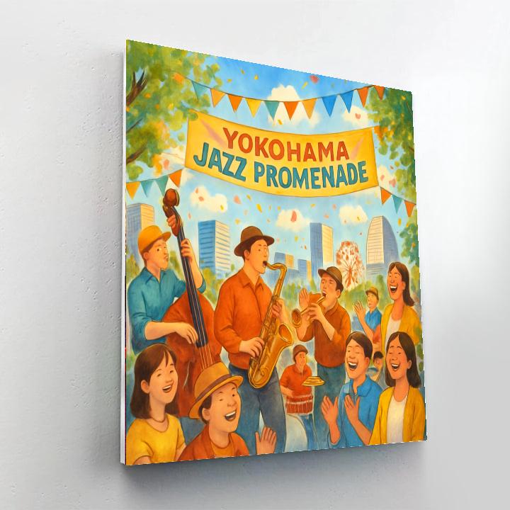 Yokohama Jazz Promenade Painting Number Kit