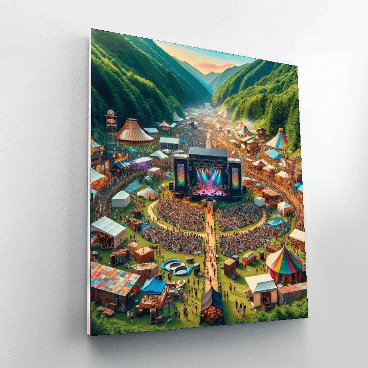 Fuji Rock Festival - Japan Numbered Painting Kits