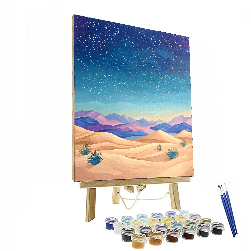 Georgia O'Keeffe Inspired Starry Desert  Paint By Numbers Kits