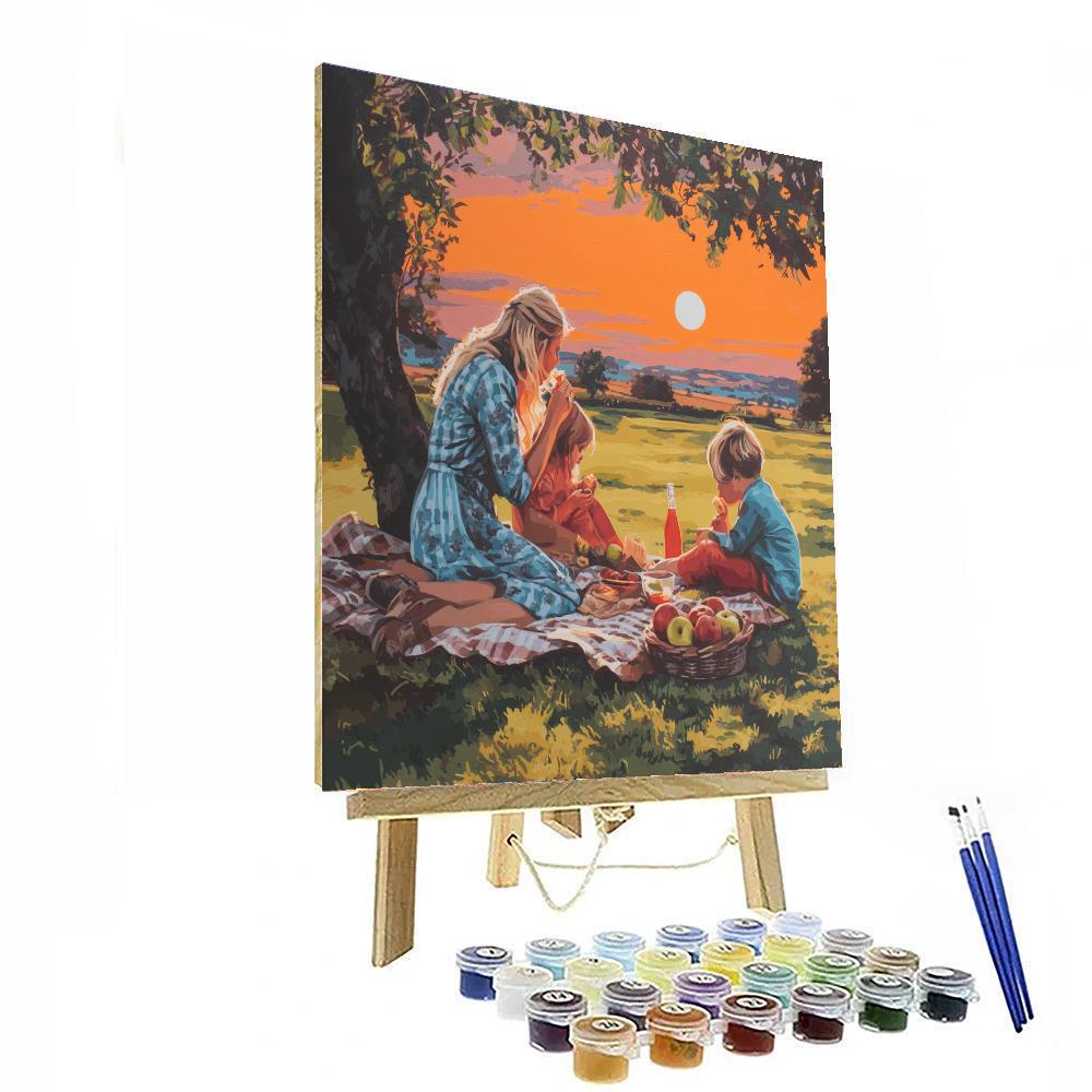 Sunset Picnic Paint By Numbers Kits