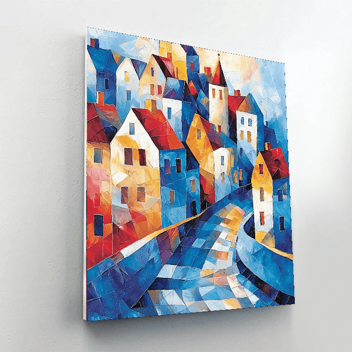 Pablo Picasso Inspired Cubist Cityscape Adventure  Numbered Painting Kits