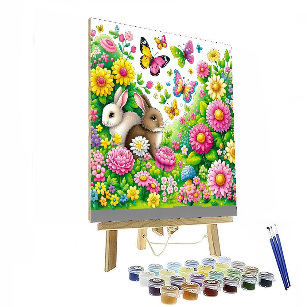 Joyful Garden Of Friendship Numbered Painting Kits