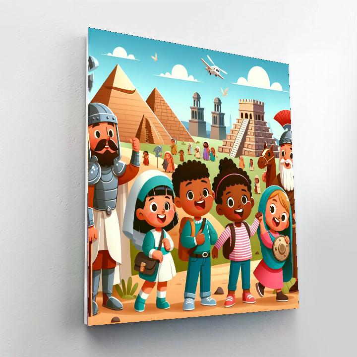 Exploration Of Ancient Civilizations Numbered Painting Kits