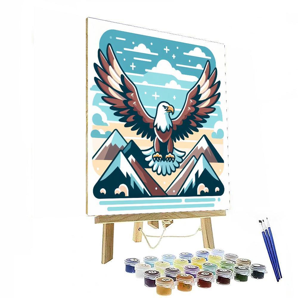 Energetic Eagle Paint By Number