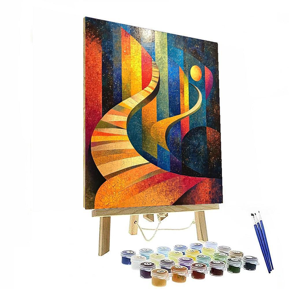 Joan Miró Inspired Sculpted Shadows  Paint By Color