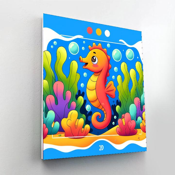 Underwater Wonders Adventure Painting Number Kit